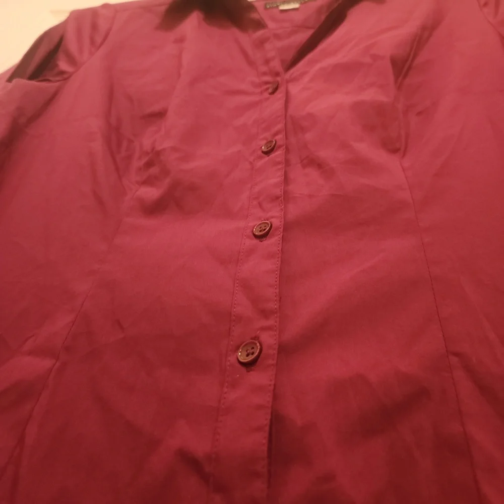 Simply Styled Plum Longsleeve Button Shirt NWT - Picture 7 of 8